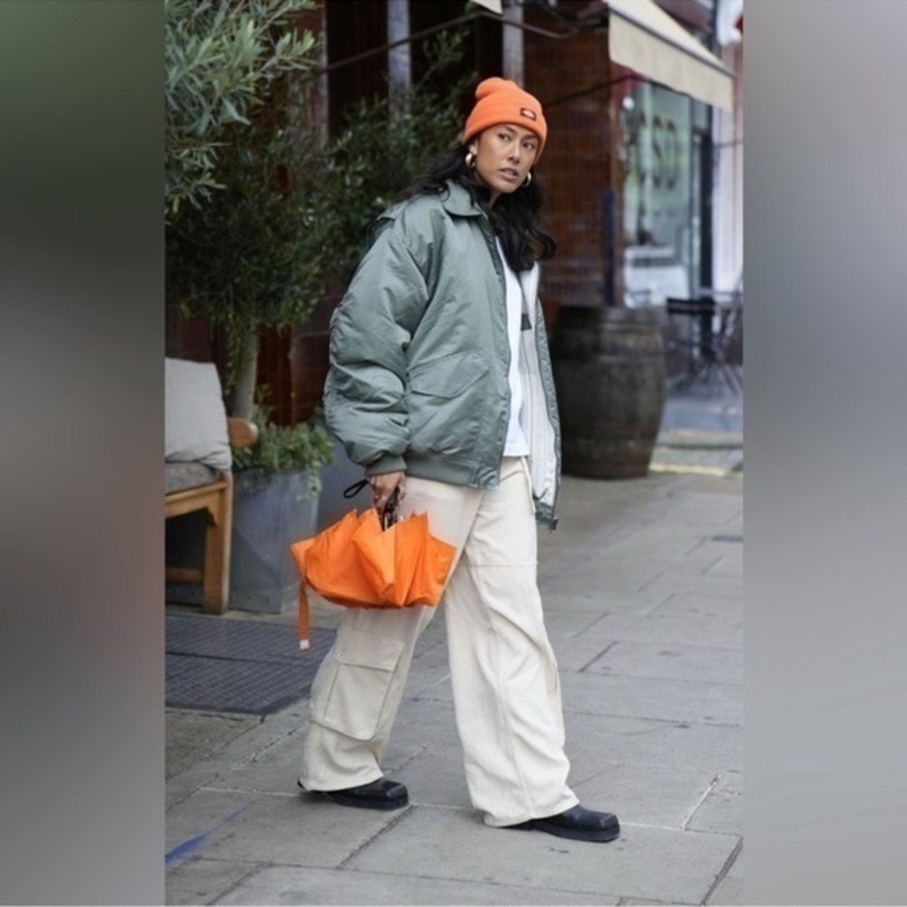 Topshop Sage Bomber Jacket